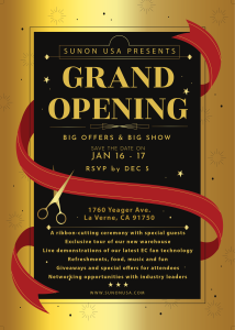 Sunon Grand Opening Celebration